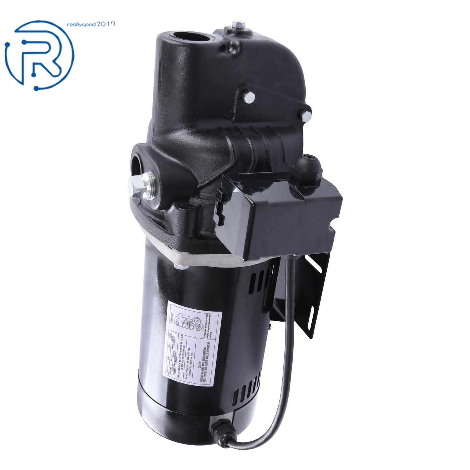3/4 HP Heavy Duty SWS75 Shallow Well Jet Pump Up to 510 GPH 115/230V 3480RPM