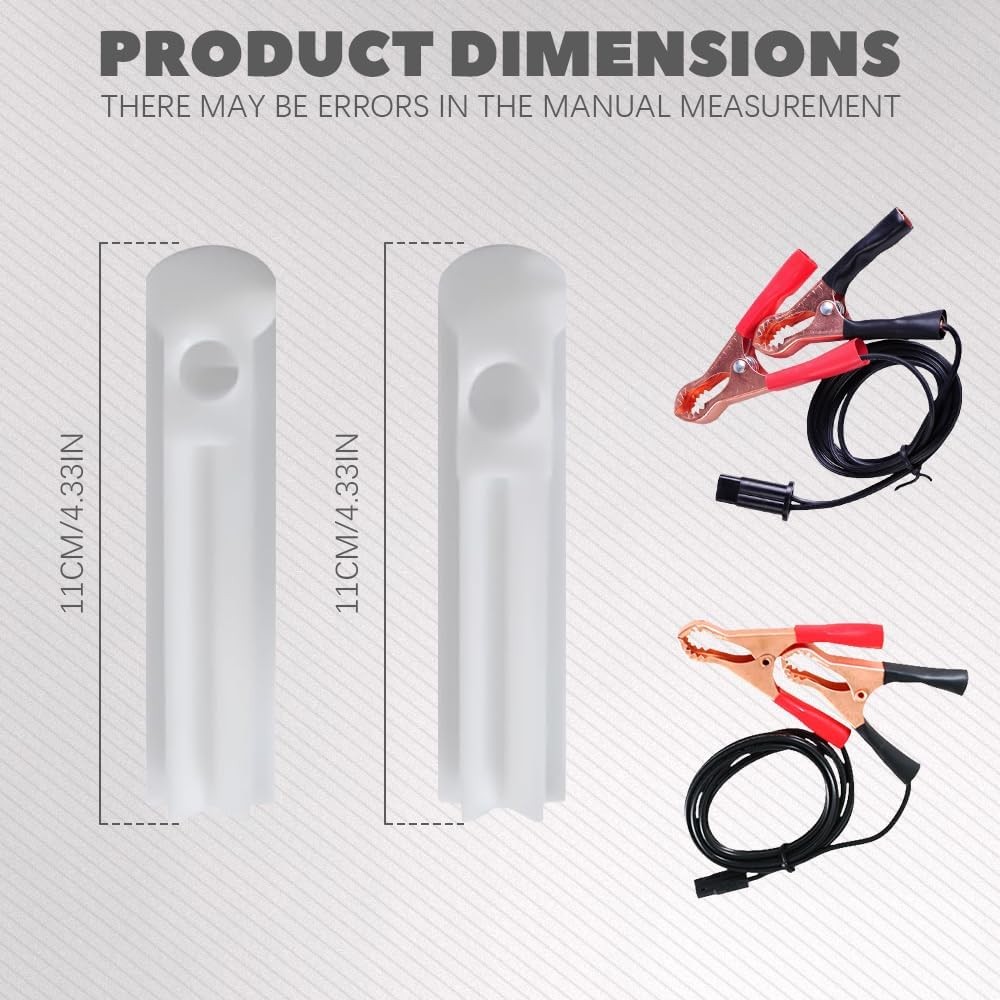 4Pcs Fuel Injector Cleaner Kit, Universal Fuel Injector Flush Cleaner Adapter DI