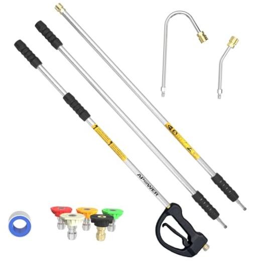 Pressure Washer Extension Wand 9 Ft for Gas and Electric Power Washers,