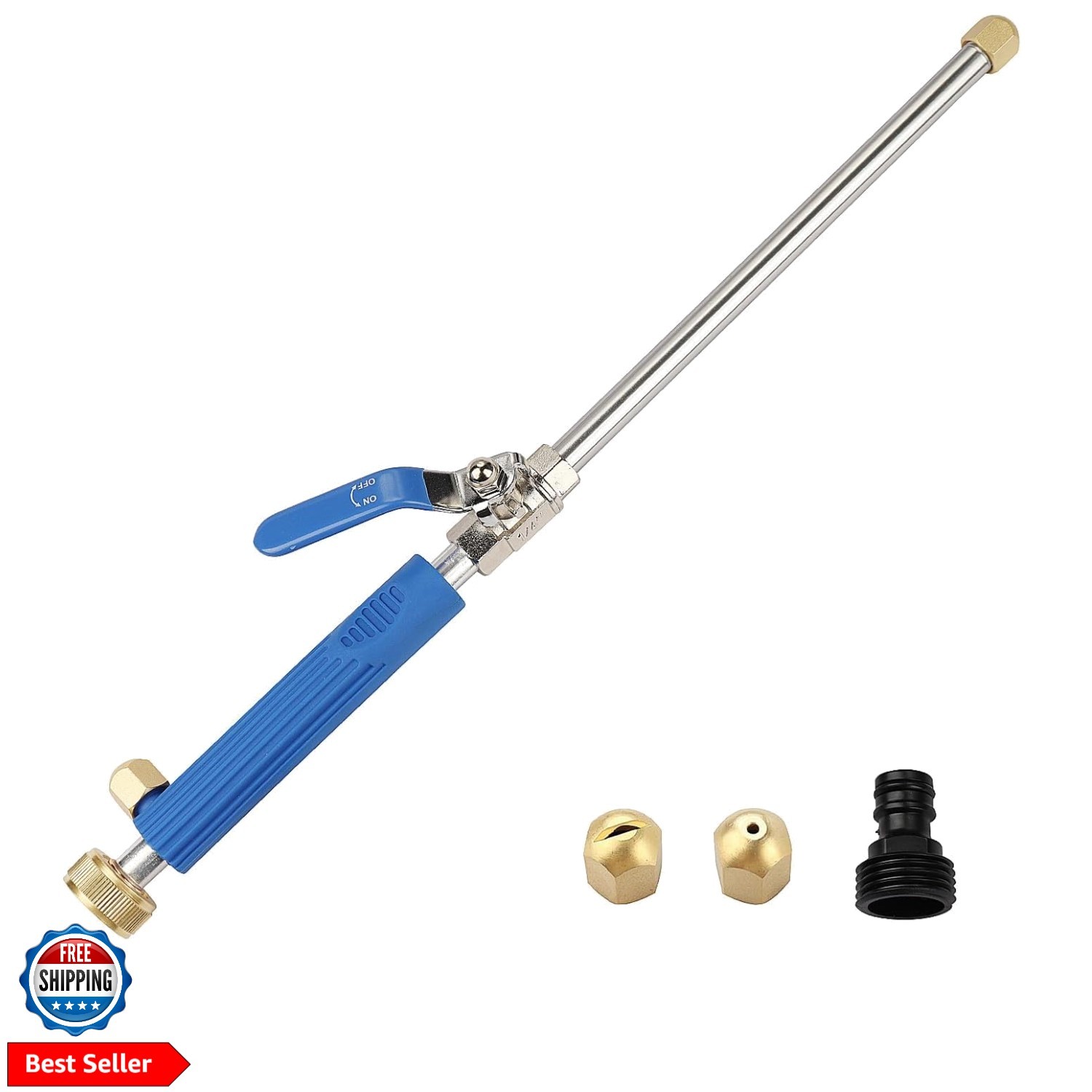 Jet Nozzle Pressure Washer Hose Attachment,Power Washer Wand Hose Nozzle Hydr…