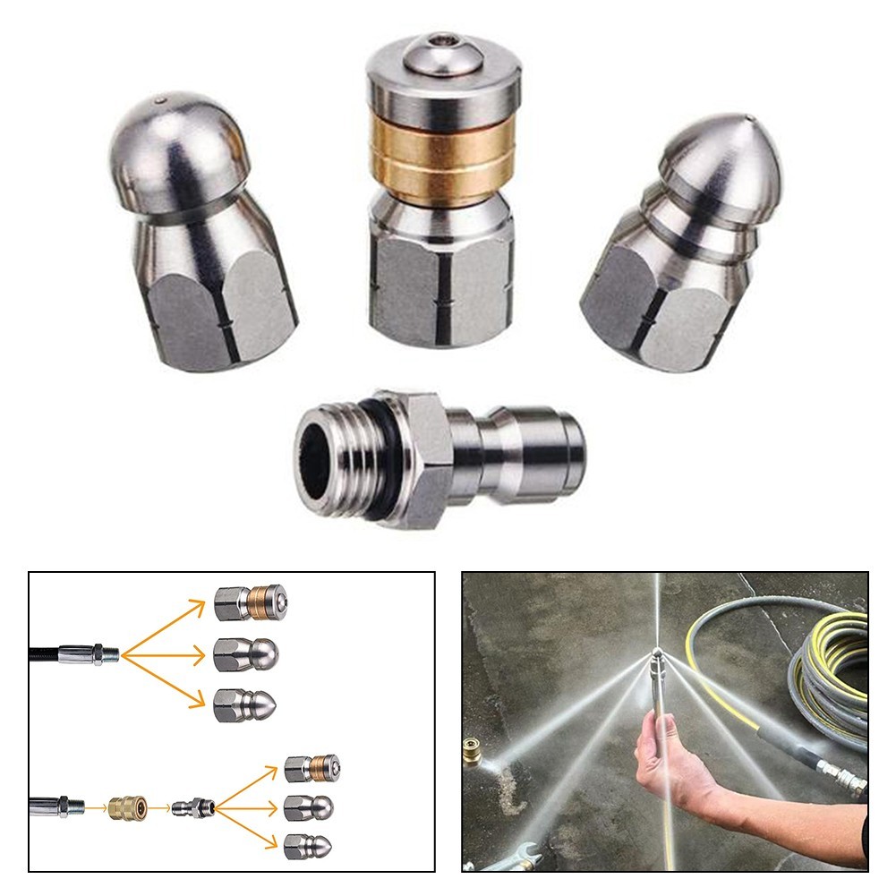 Stainless Steel Rotating Nozzles Perfect for Heavy Duty Cleaning Tasks