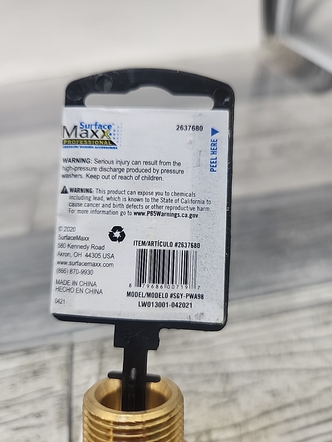 Surface Maxx M-22 to 1/4-in Quick Connect Kit [113]