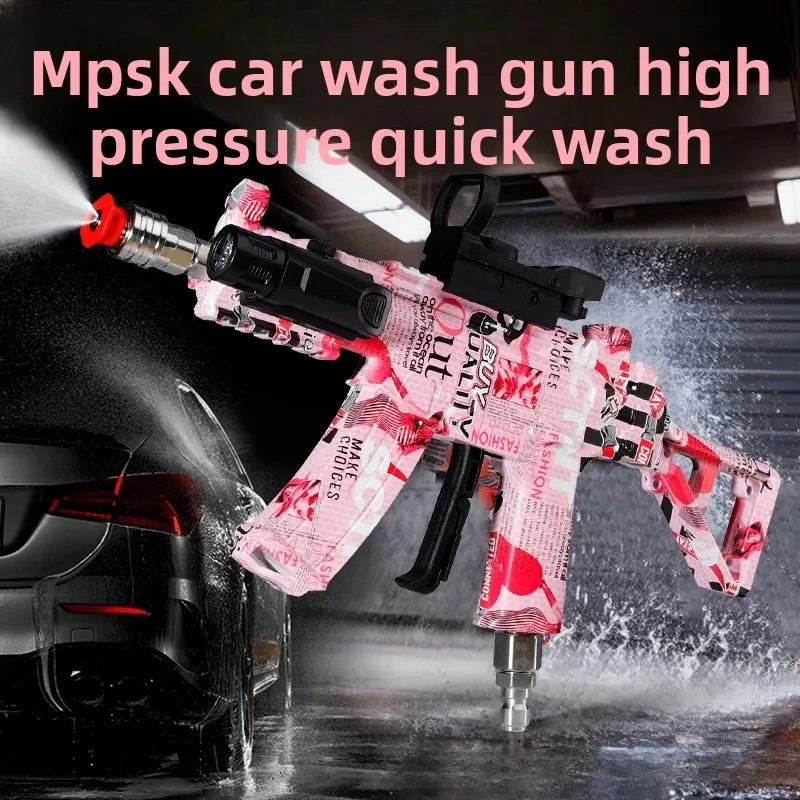 Mini AK47 High-Pressure Spray Gun Car Wash Powerful Water Gun for Vehicle