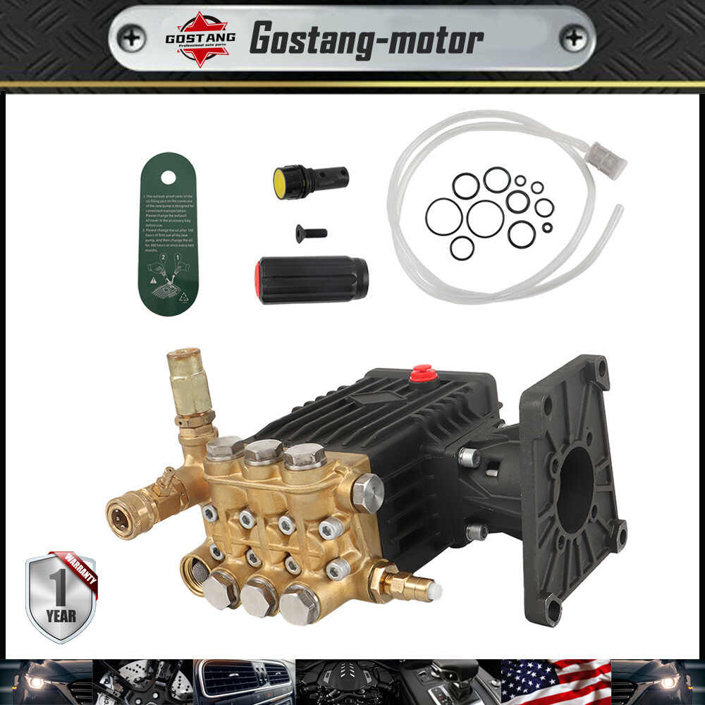 4400 psi Pressure Washer Pump Power Washer Pump 1″ Shaft Horizontal 4 GPM New