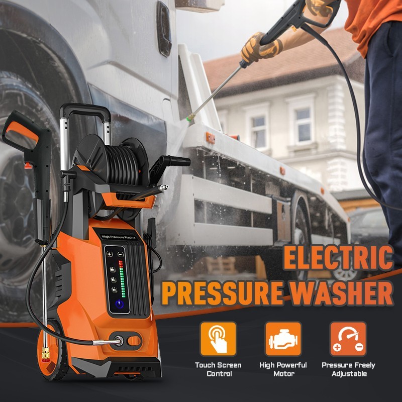 Pressure Washer 4500PSI 4.0GPM, 15-Level Touchscreen, Soap Tank, for Home