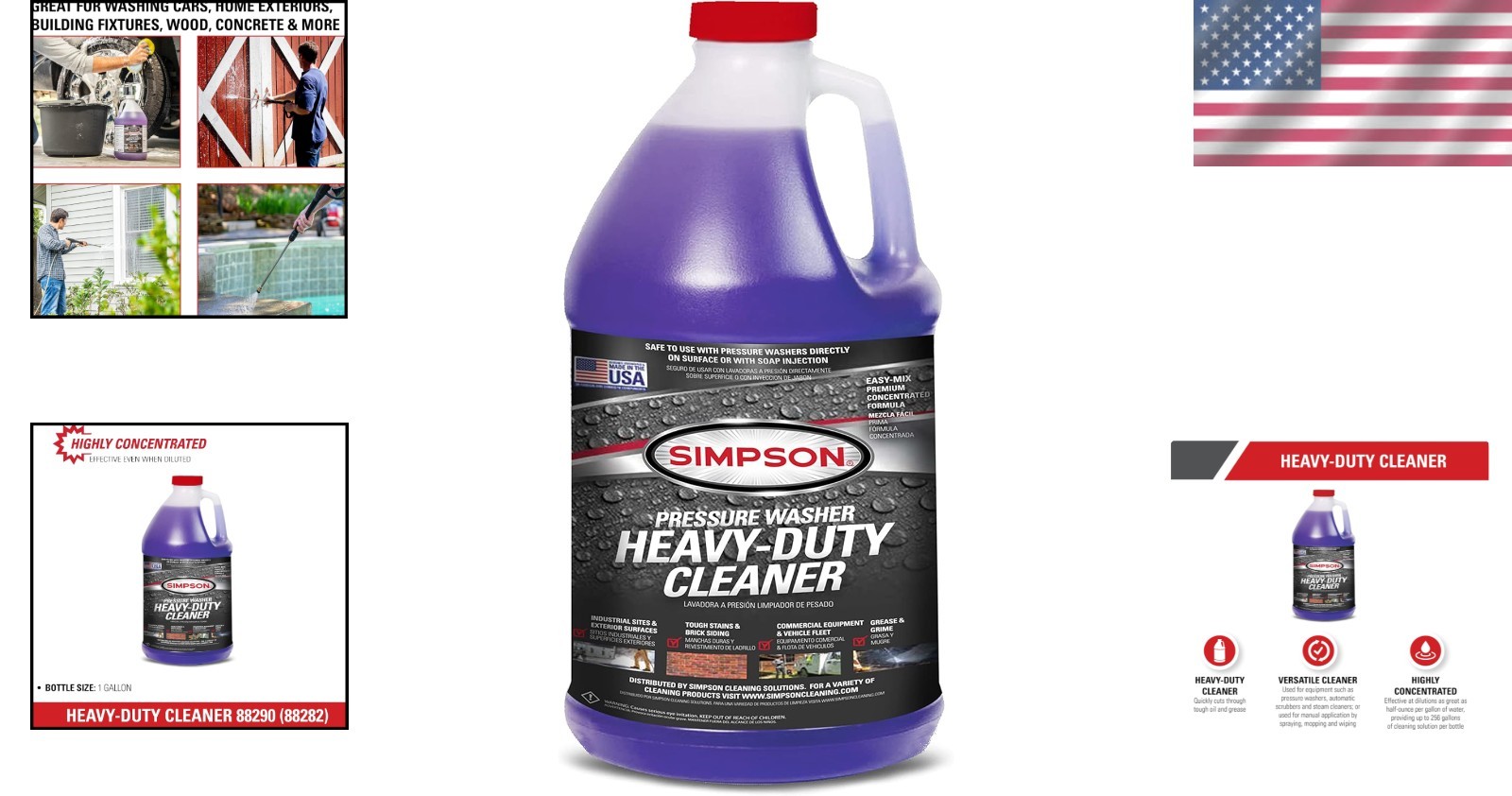 Versatile Heavy-Duty Soap Solution – 1 Gallon for Pressure Washers & More