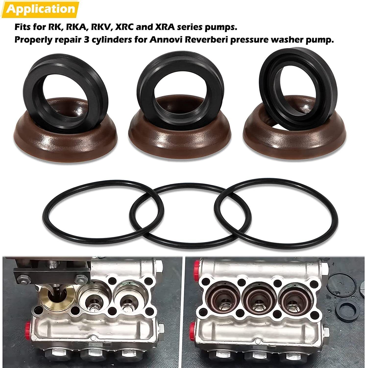 AR1828 Check Valve Kit & AR1857 Pressure Washer Packing Kit for Annovi Reverberi