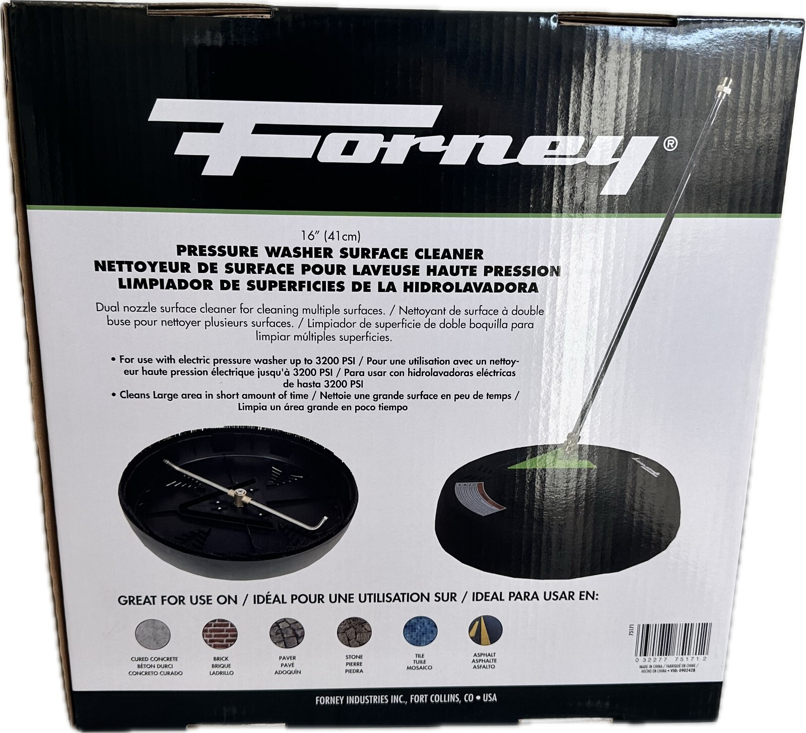 Forney 75171 Pressure Washer Surface Cleaner 16″ (New in Box/Unused)