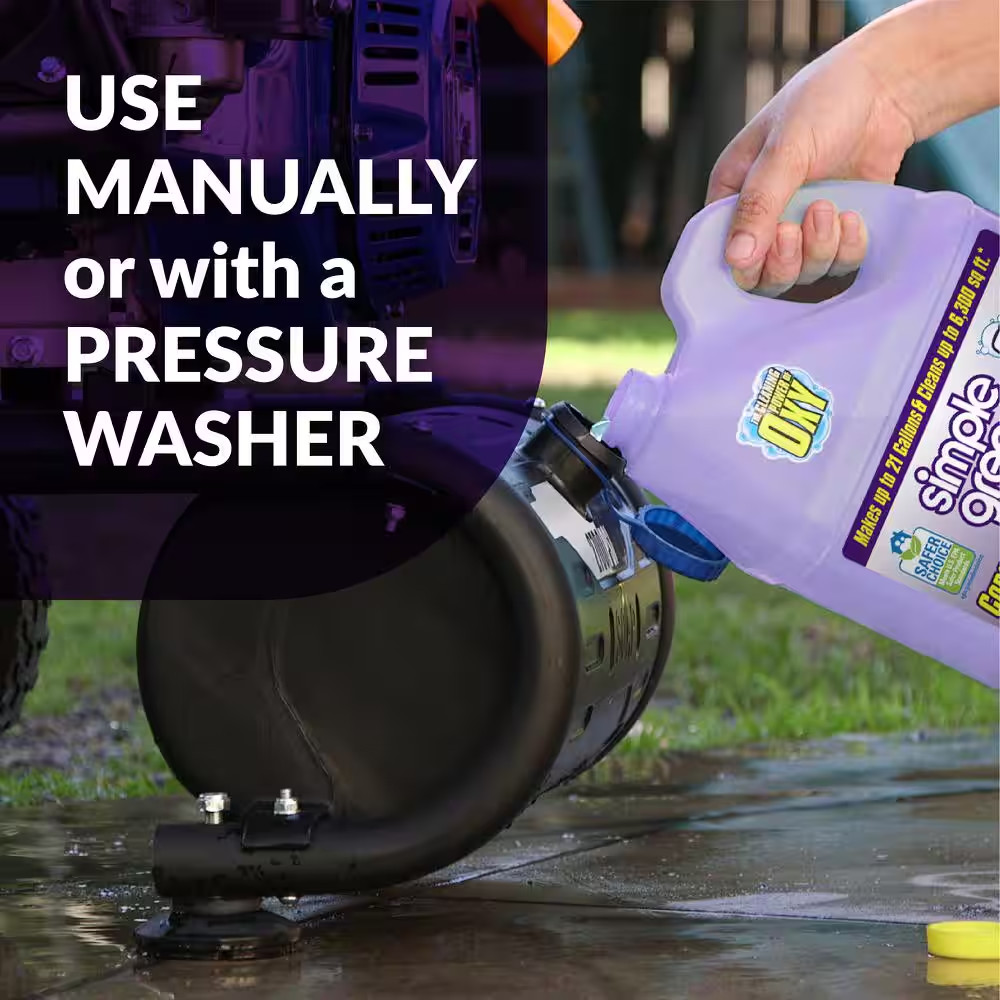 1 Gal. Oxy Solve Concrete and Driveway Pressure Washer Concentrate Outdoor Clean