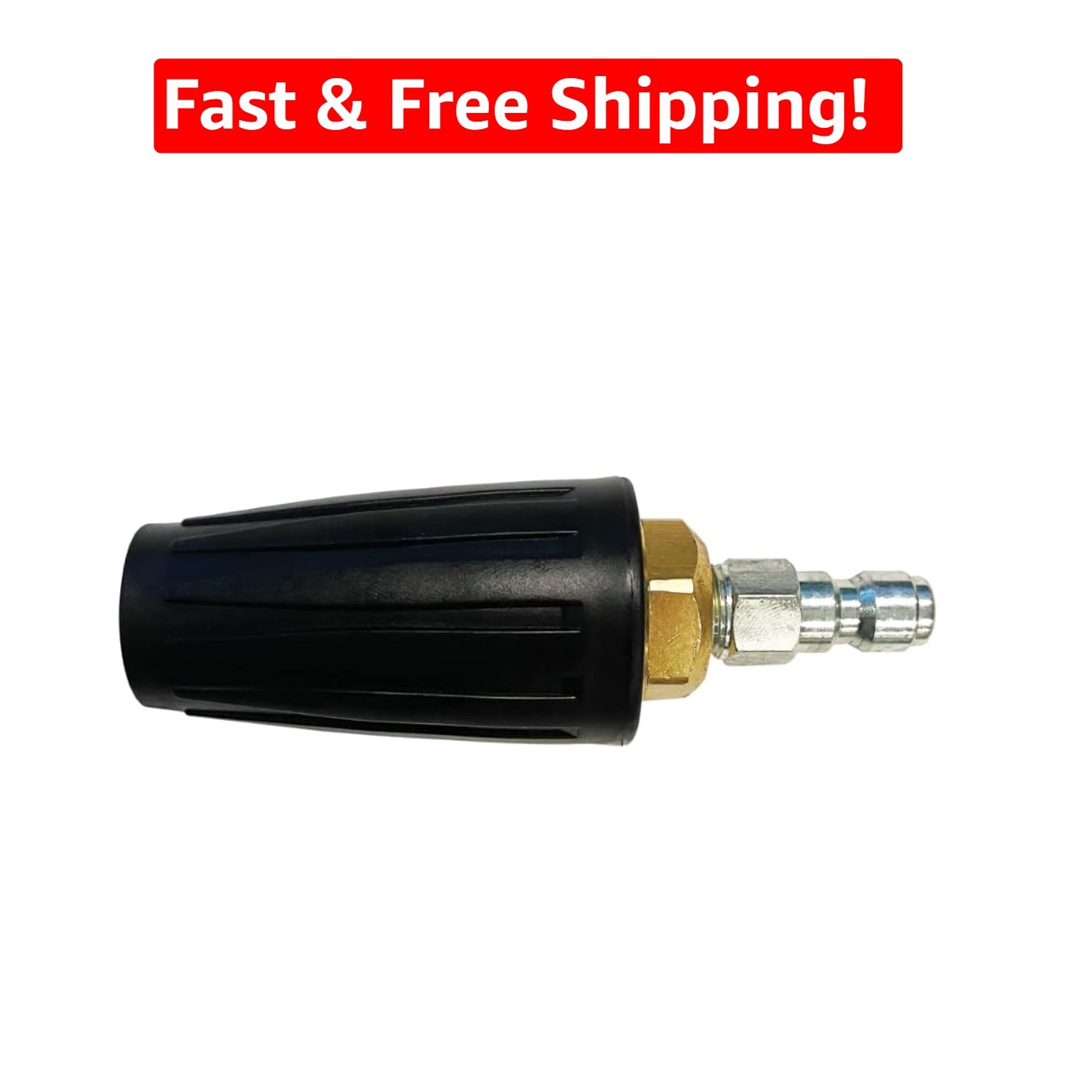 Heavy-Duty Turbo Nozzle, 3600 PSI, Quick Connect for Efficient Pressure Cleaning