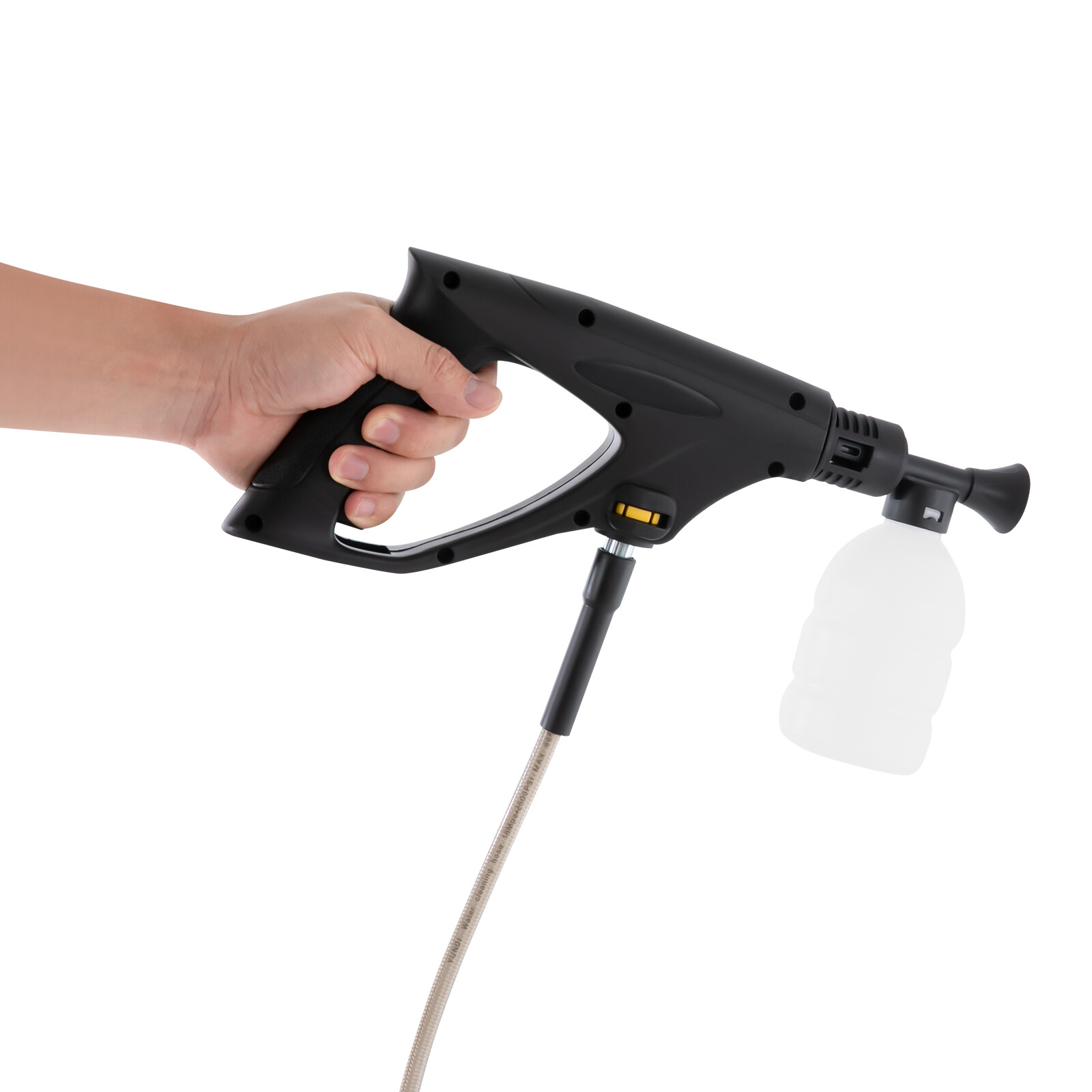Yellow Black Electric Pressure Washer Portable Small DIY Patio Car Cleaner
