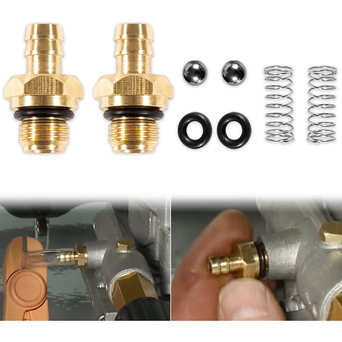 Pressure Washer Chemical Soap Injector Kit for Briggs Stratton 190593GS 190635GS