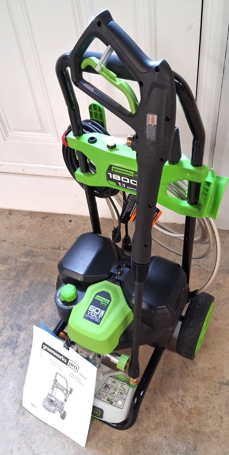 GREENWORKS PowerWasher PW18HYB ELECTRIC or 60VBattery NEW TOOL ONLY PickUp in CT
