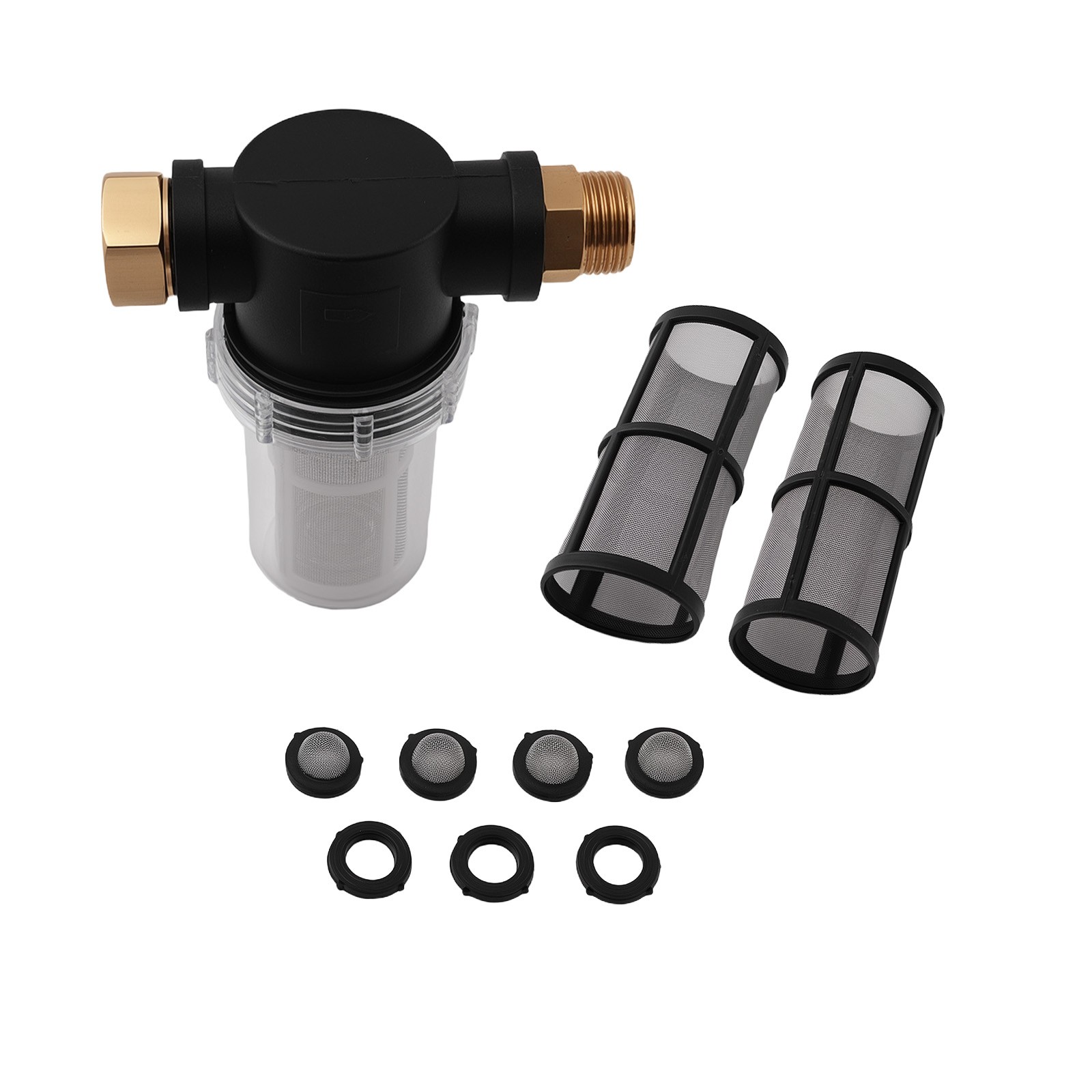 3/4″ Inlet Screen Water Filter for Pressure Washer Inline Hose 100 Mesh Brass