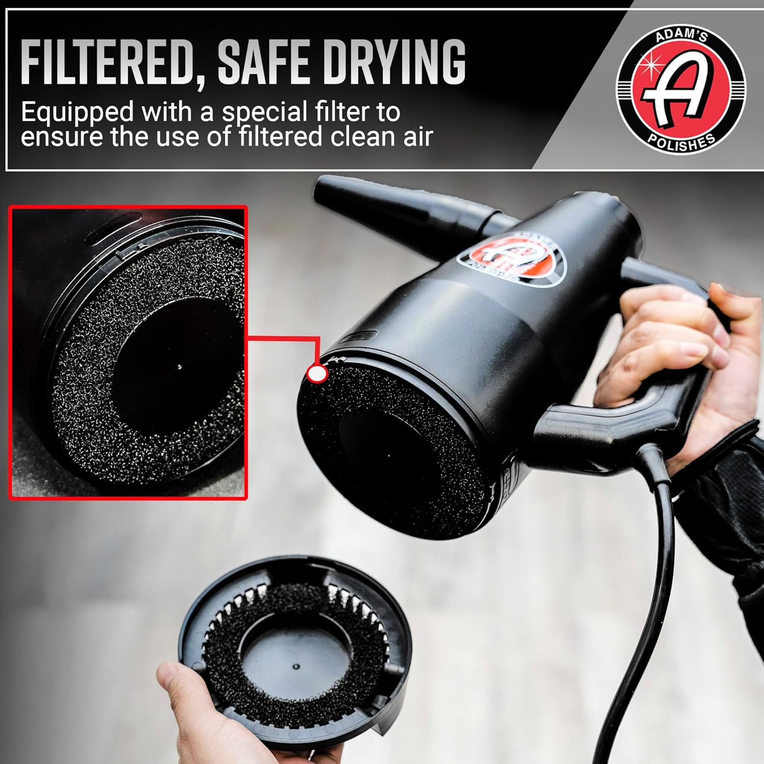 Mini Air Cannon – Handheld High Powered Filtered Car Wash Dryer Blower| Dry befo
