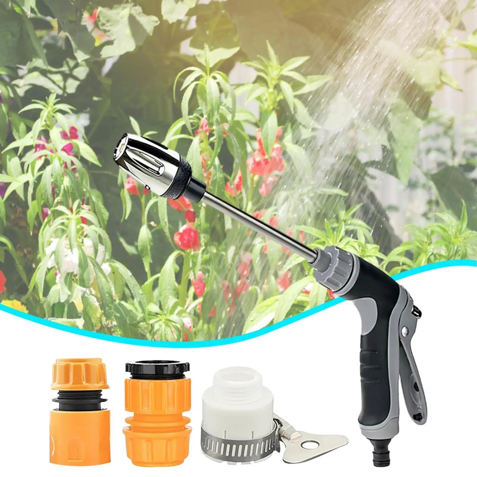 High Pressure Car Wash Water Gun Spray Nozzle Portable Washer for Auto
