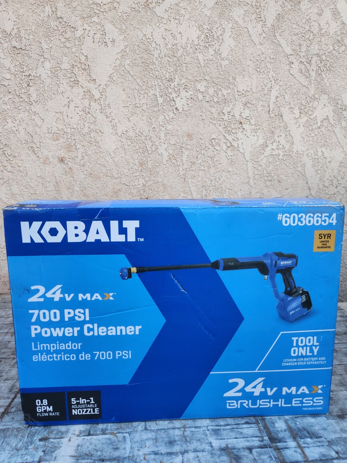 Kobalt Brushless 24v 700 PSI Power Cleaner * Light Used * Tool Only.