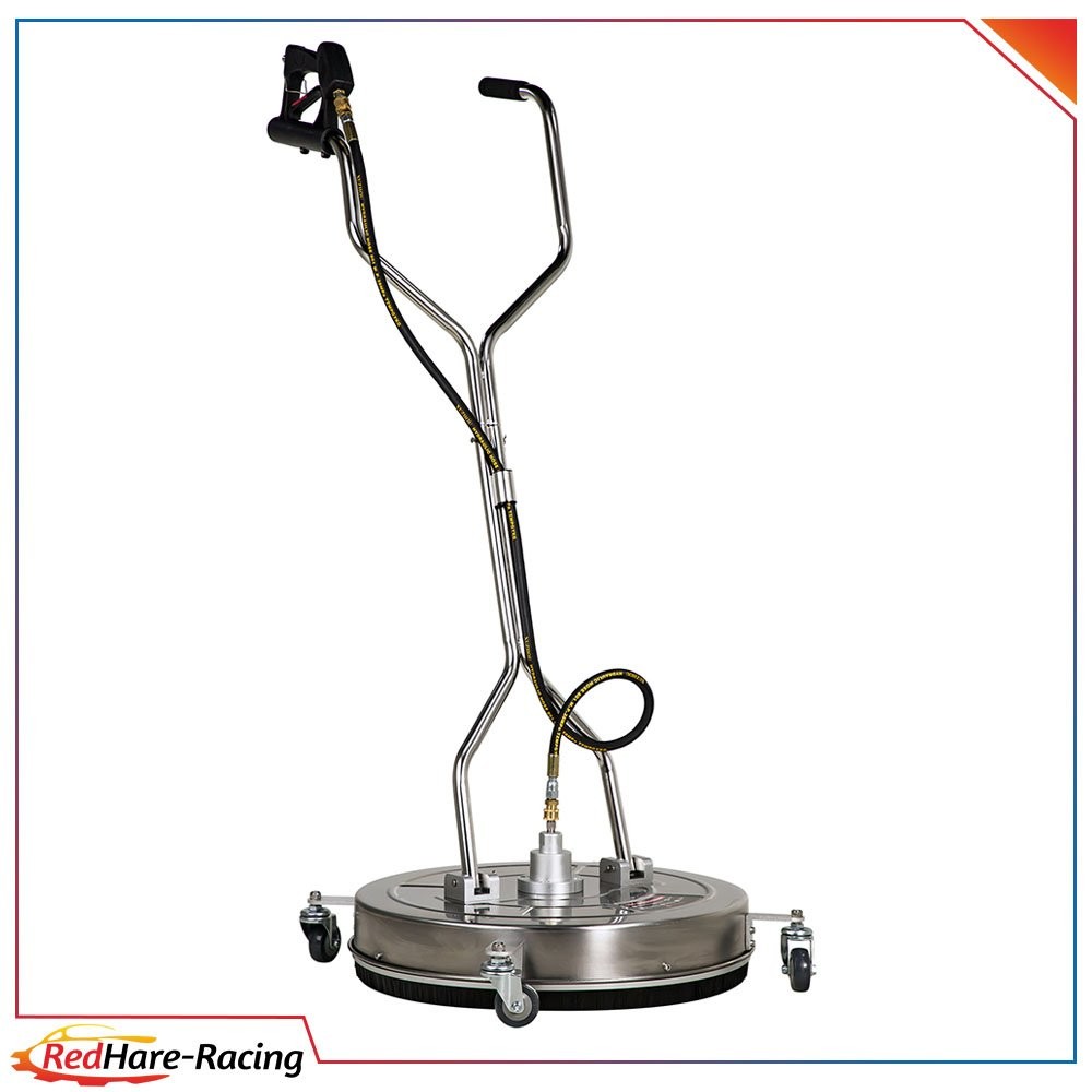 24″ 4000 psi Pressure Washer Surface Cleaner with 4 Wheels 8GPM Dual Handle