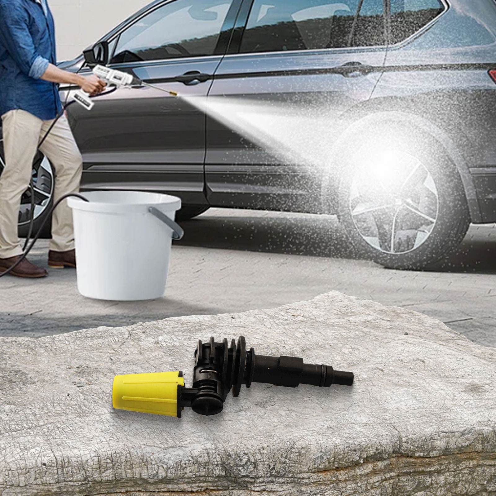 For LAVOR Washer Rotary Nozzle Maximize Cleaning with 360 Degree Rotation