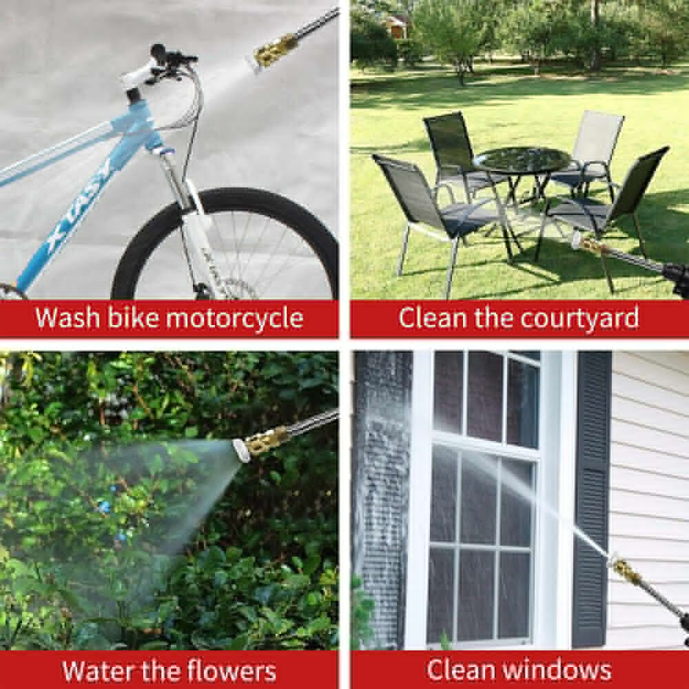 288VF Cordless Electric High Pressure Water spray gun Car Washer Cleaner Tool