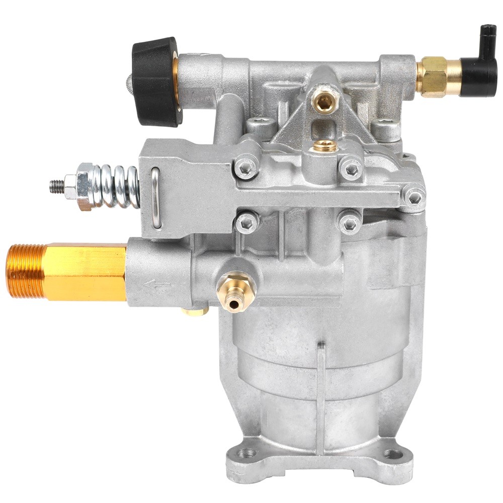 3000PSI Washer Pump Axial Pump-Horizontal Aluminum Pump Head 3/4″ 2.4gpm
