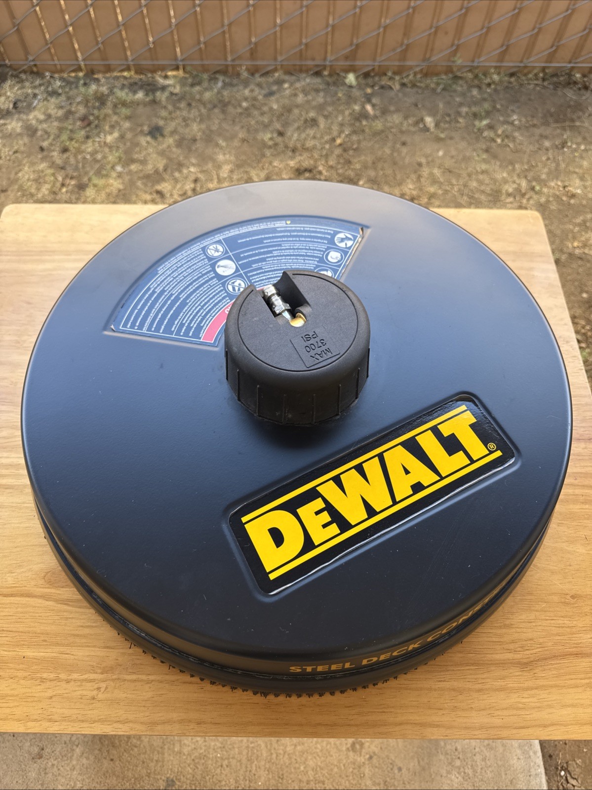 DEWALT DXPA37SC 18″ Surface Cleaner for Pressure Washer Steel Deck 3700 Psi