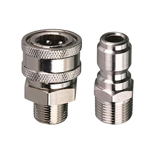 High Pressure Washer Ball Valve Kit, 3/8 Inch Quick A：3/8 inch Quick Connect