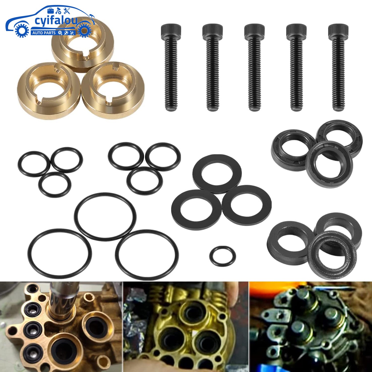 190595GS Pressure Washer Seal Kit For Briggs & Stratton Pumps 580752550-