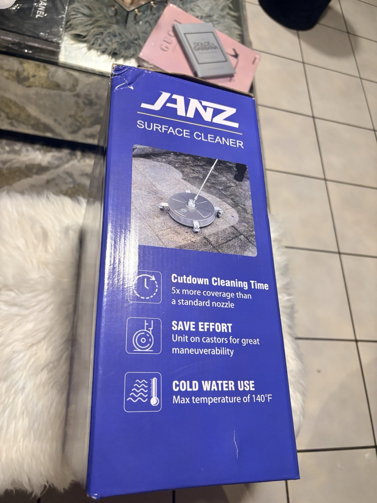 Janz Professional 16” Surface Cleaner 1,500-4,000 PSI Color Silver