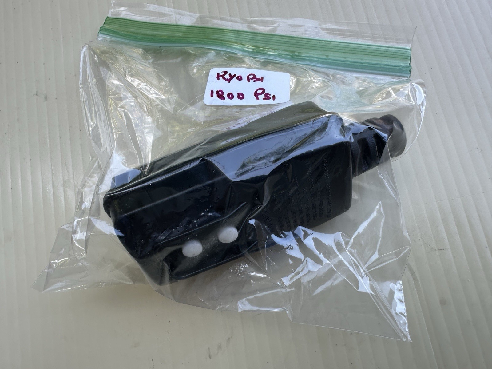OEM Parts. Plug Assy For Ryobi RY141802VNM 1800psi Electric Pressure Washer