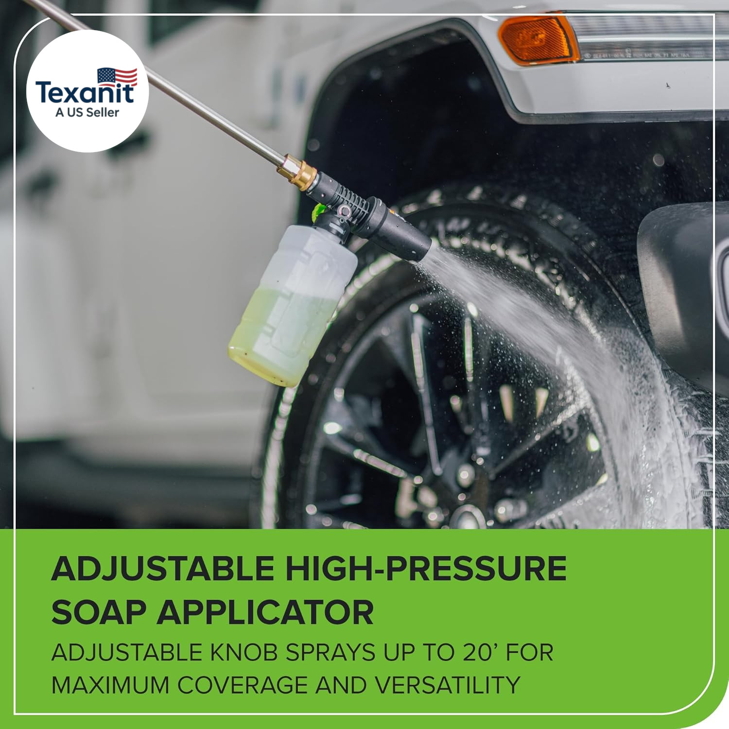 2100 PSI (SGS Certified) 1.2 GPM 13Amp Compact Electric Pressure Washer Telescop