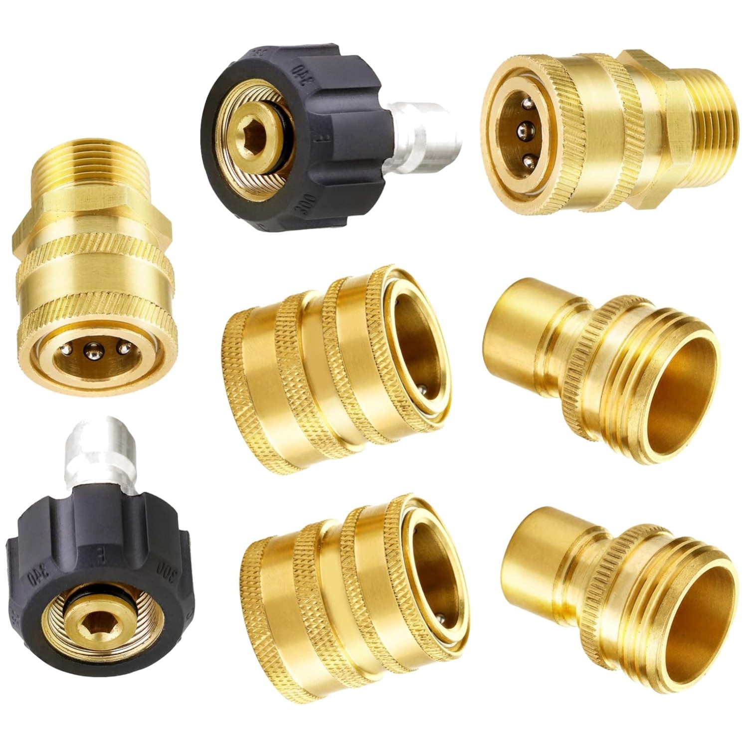 8-Pack Ultimate Pressure Washer Adapter Set