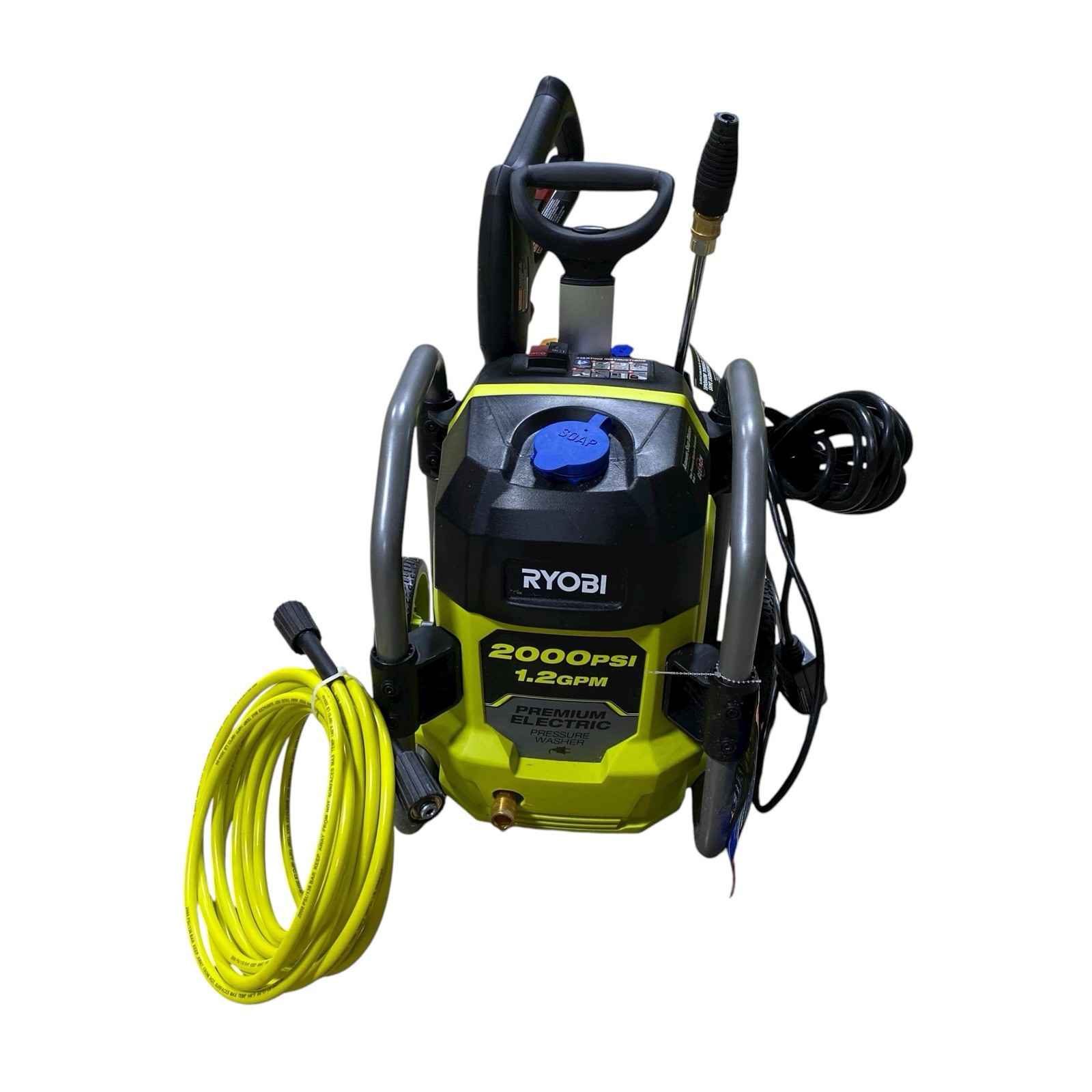 RYOBI 2000 PSI 1.2 GPM Cold Water Electric Pressure Washer RY142022