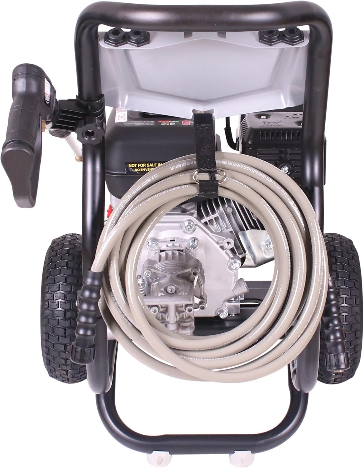 VEVOR 15-Gallon 12-volt Battery Operated Plastic Push Sprayer with Adjustable Sp