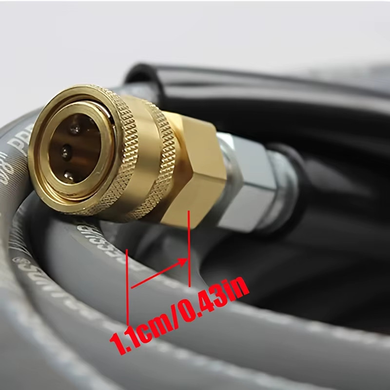 20 M Pressure Washer Hose 3/8 Quick Connection High Pressure Water Cleaning Hose