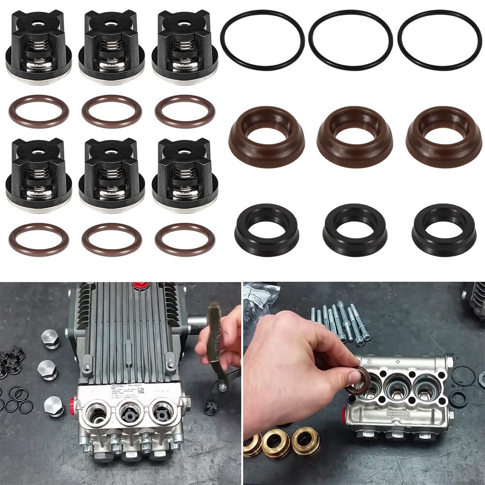 For Annovi Reverberi AR1857 Pressure Washer Packing Kit+ Water Pump Check Valves