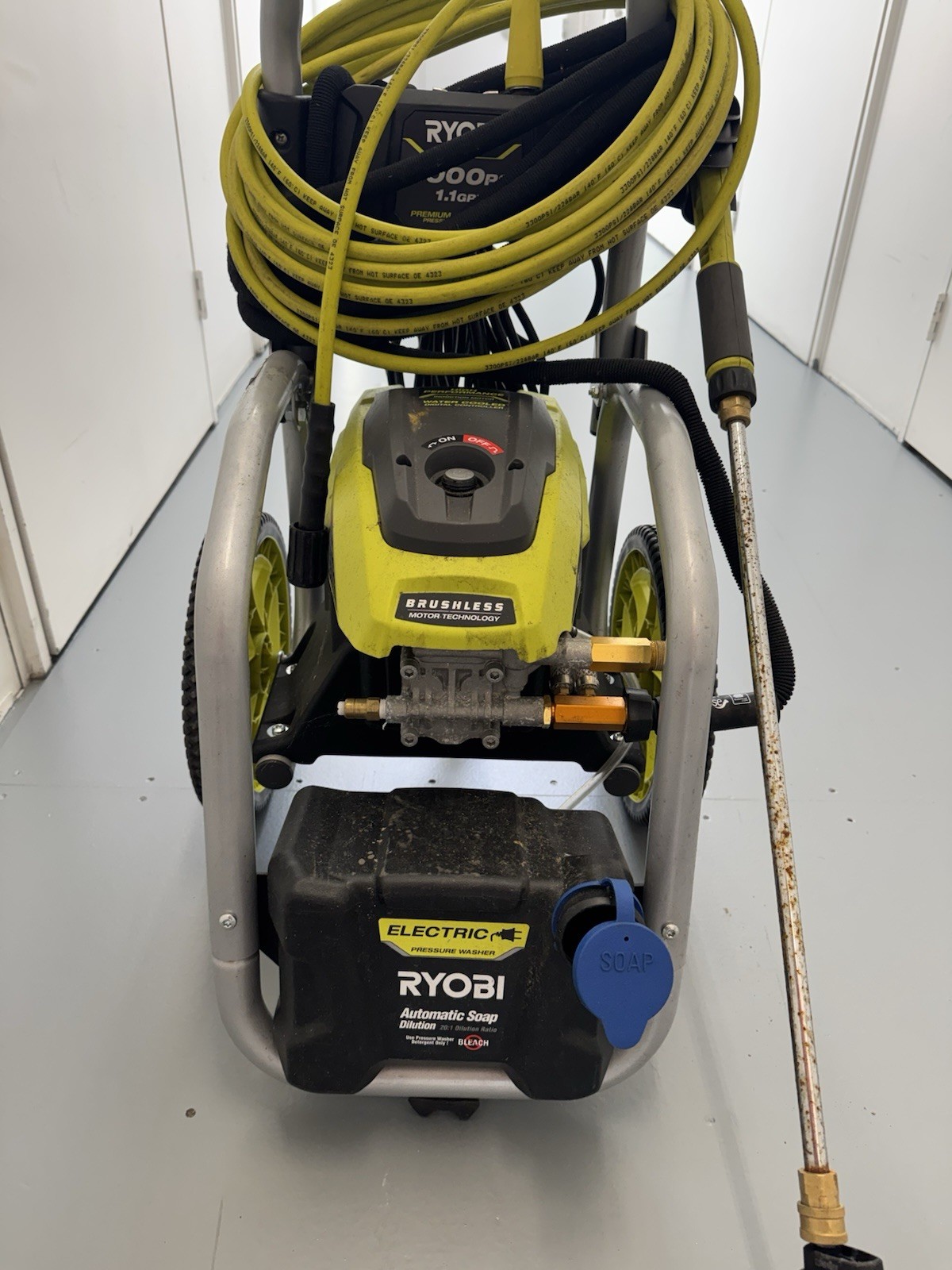 RYOBI 3000 PSI 1.1 GPM Cold Water Electric Pressure Washer (RY143011VNM) Read…
