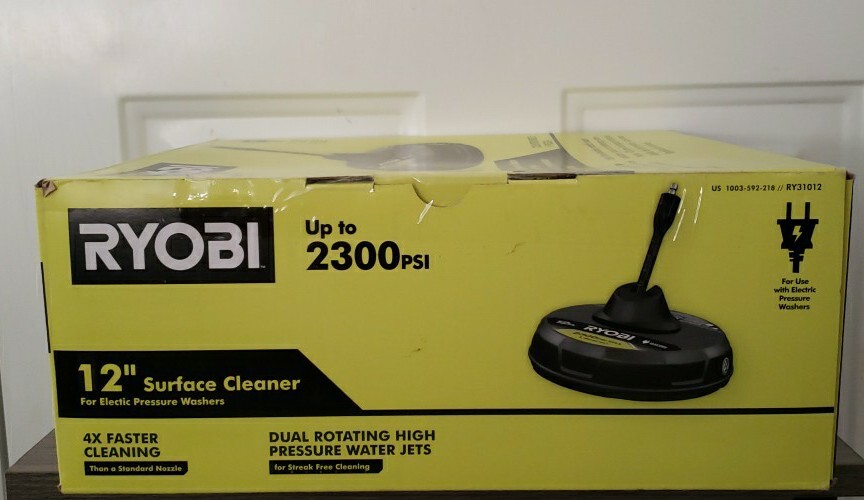 RYOBI Pressure Washer Surface Cleaner 12 in. 2,300 PSI Electric NEW!