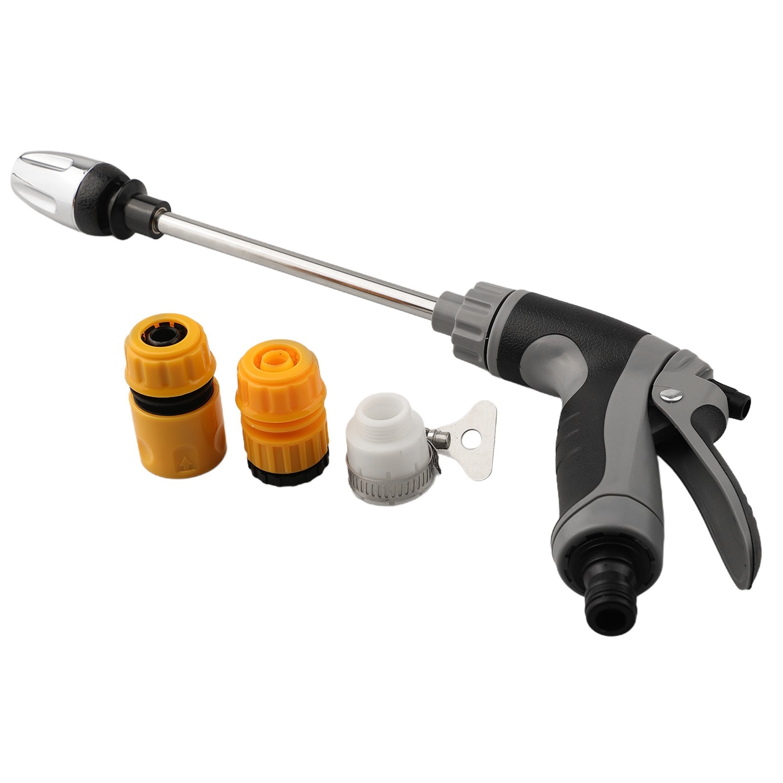 Adjustable Turbo Washer for Garden Hose with Long Handle for Easy Reach