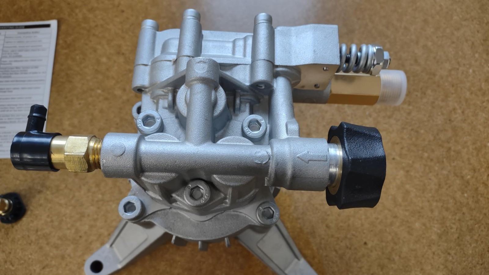7/8in Vertical Pressure Washer Pump, 3100 PSI 2.5 GPM Replacement