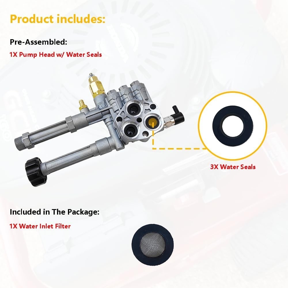 92841730 92840020 2800 Psi Pressure Washer Pump For Craftsman 580.752501 126T02