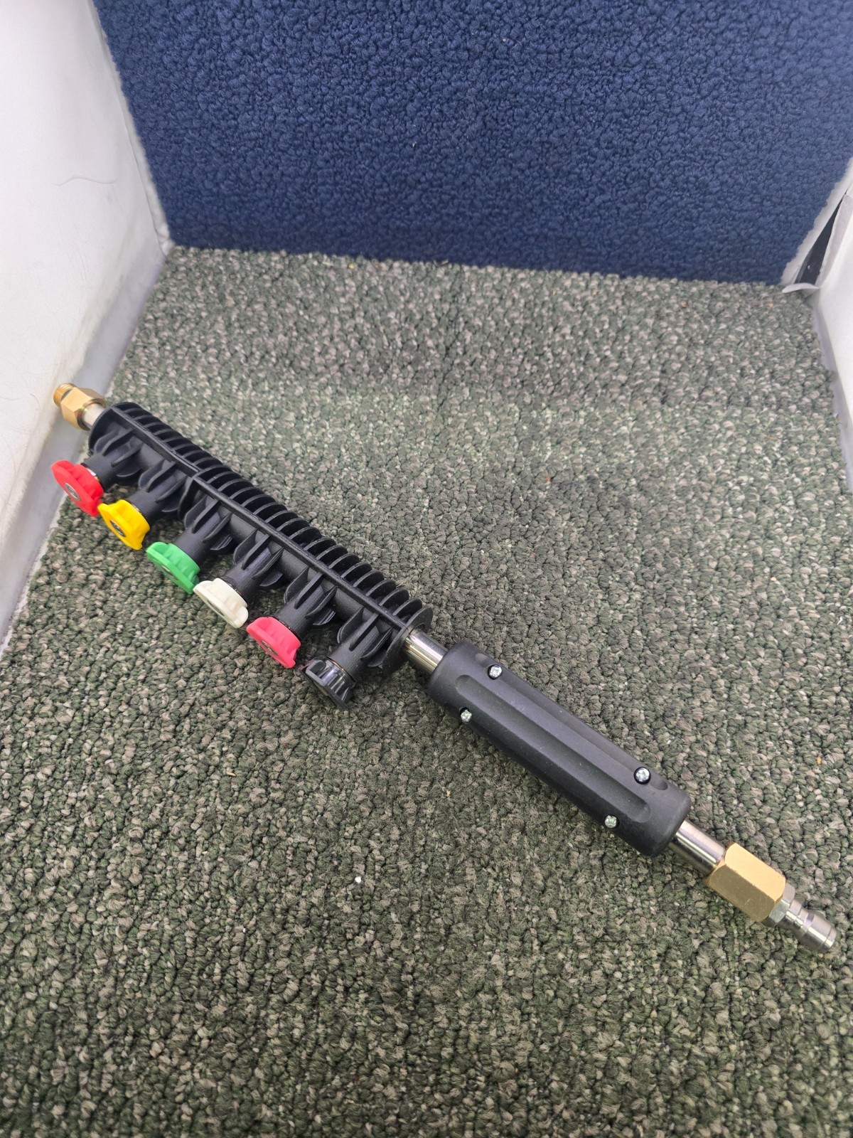 16″ Long 6 Color-Coded Pressure Washer Extension Wand w/ Built-in Nozzle Holder