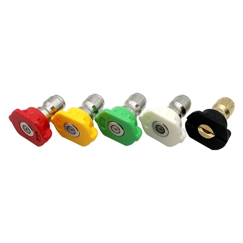 1/4 Inch Pressure Washer Spray Nozzle Quick Connect Tip 0-60 Degree Cleaning
