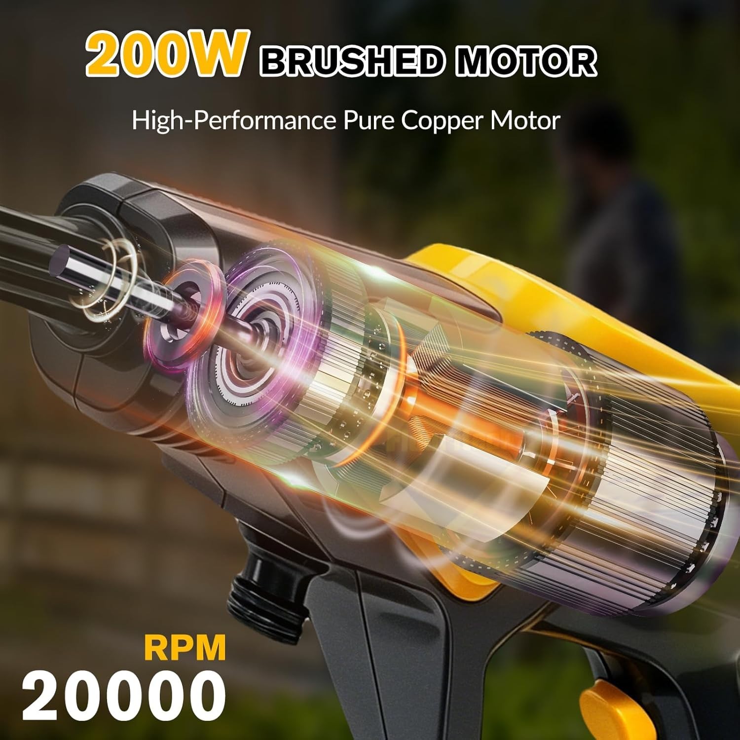 Cordless Pressure Washer for M Battery, Portable Cordless Power Wash
