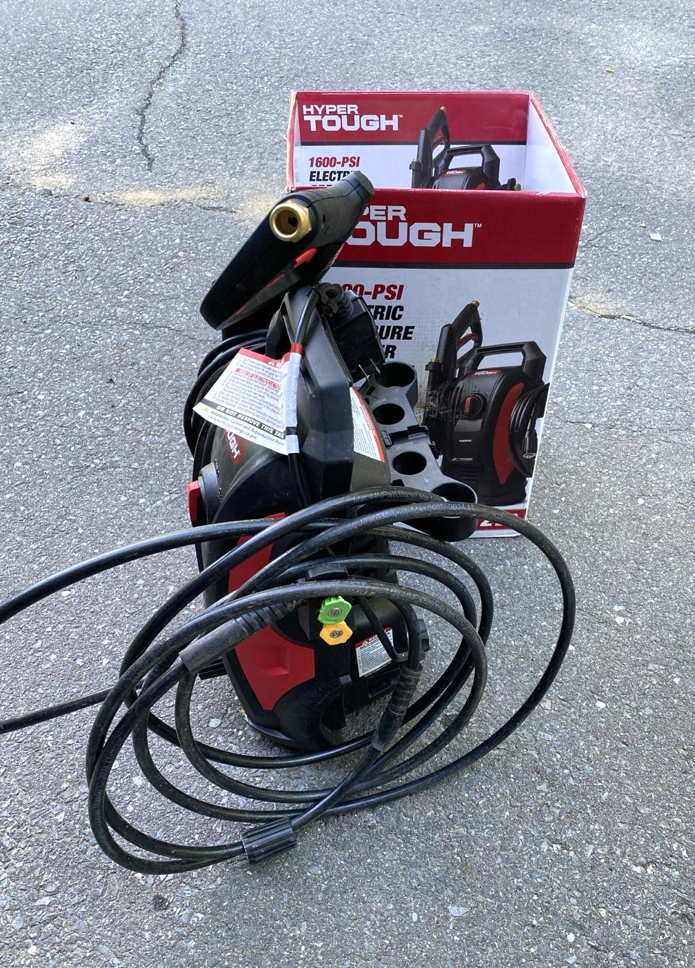 Hyper Tough Electric Pressure Washer 1600PSI