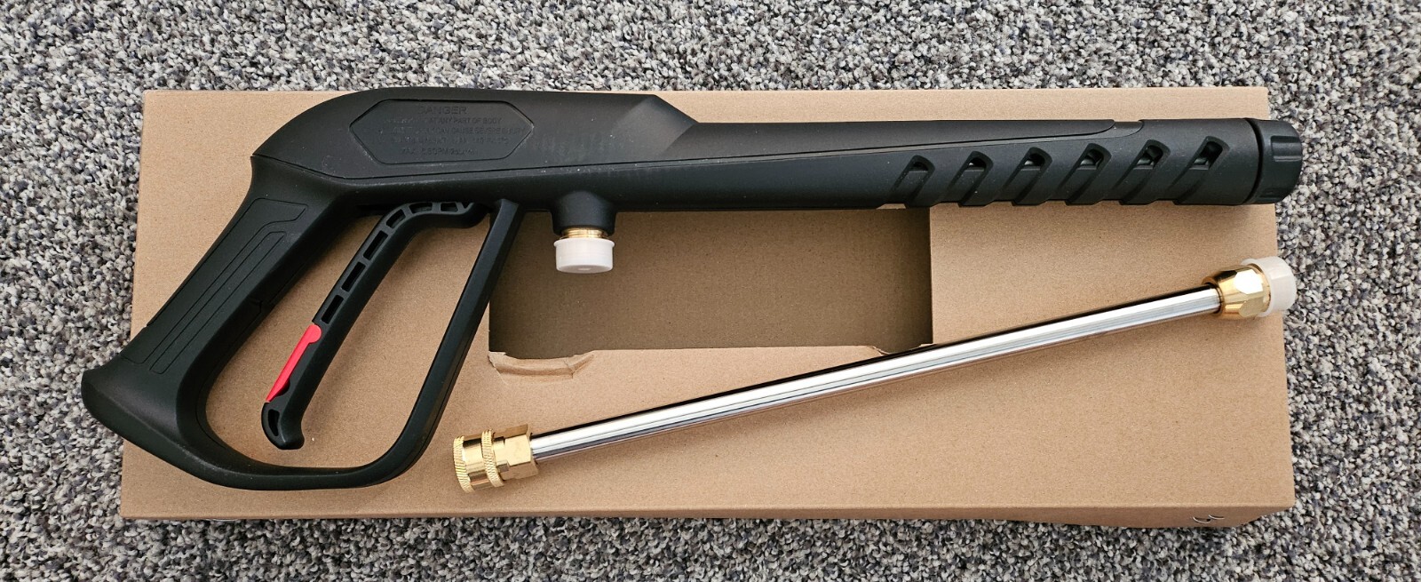 Pressure Washer Gun Wand w/ Metal Extension – Active – 3600PSI 6.6GPM