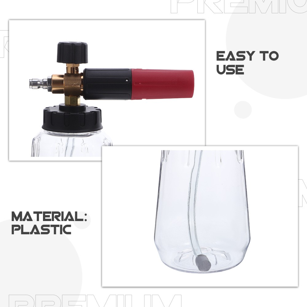 Power Washer Soap Attachment Hand Pump Sprayer Car Detailing Foam Bottle
