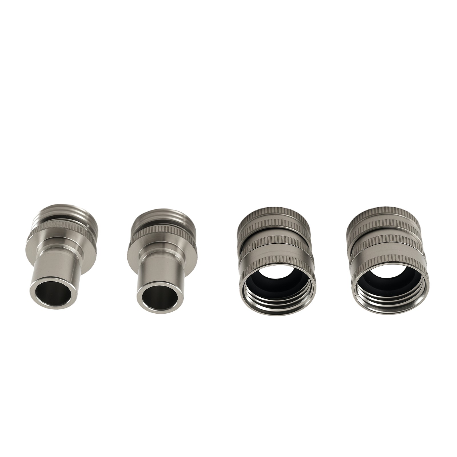 3/4in Garden Hose Pressure Washer Adapter Kit Stainless Steel Fitting 4Pcs