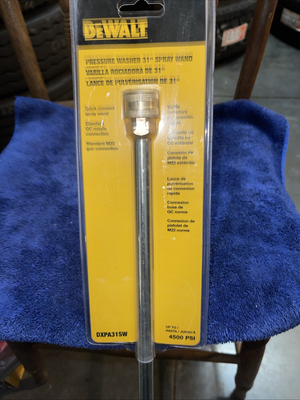 DEWALT Universal 31 in. Pressure Washer Extension Spray Wand for 4500PSI