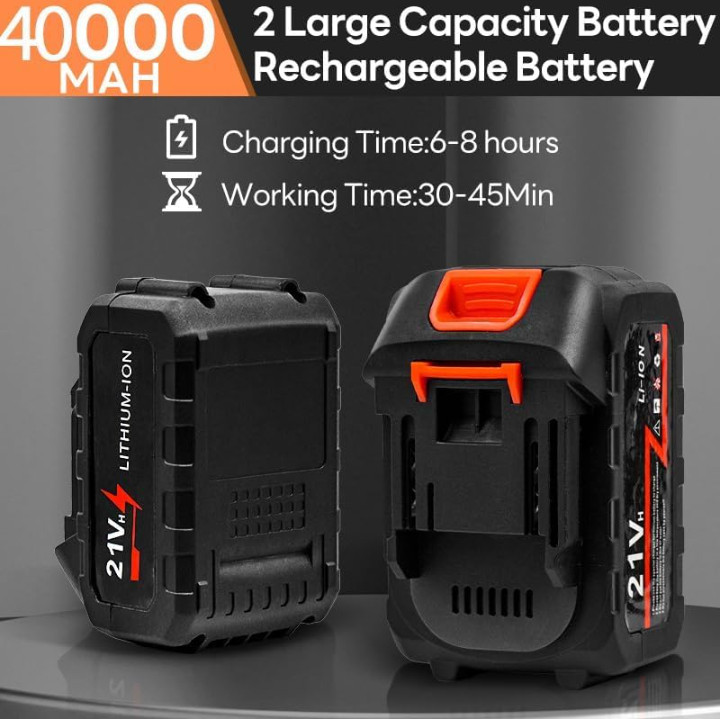 Portable Cordless Pressure Washer, 40000 mAh Battery Powered Pressure Washer
